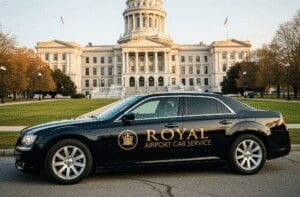 Royal Airport Car Service - in front of Capital Building